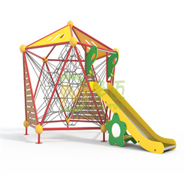 幼兒園玩具攀爬繩網