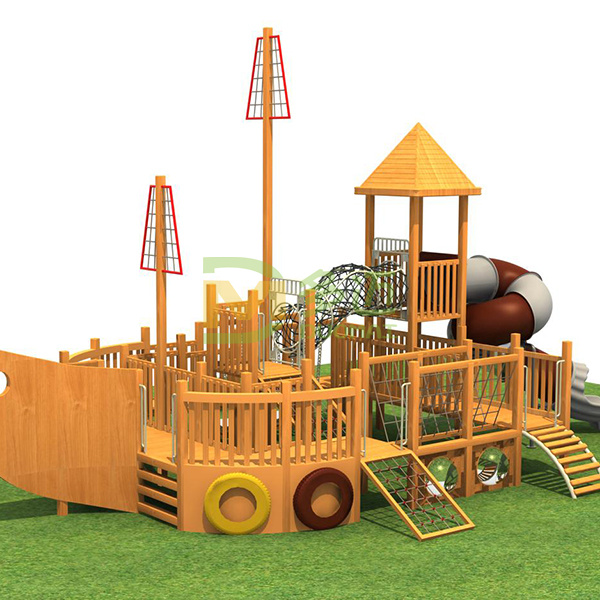 小區木制兒童游樂設施